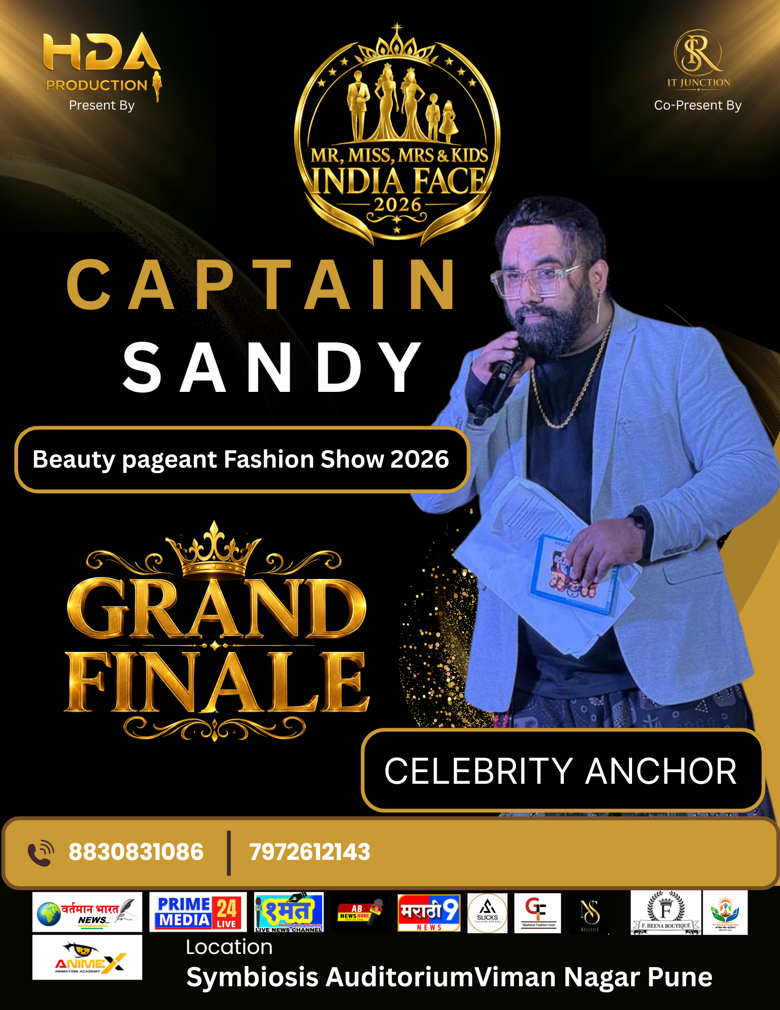 Captain Sandy - Celebrity Anchor